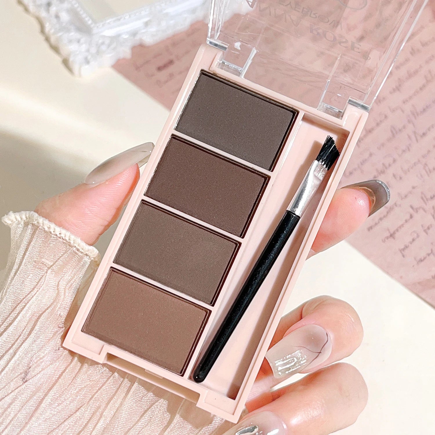 4-Color Eyebrow Powder Palette