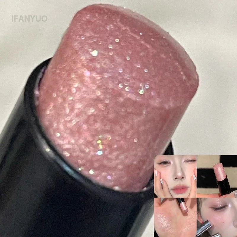 Silver White Pearlescent Highlighter Stick