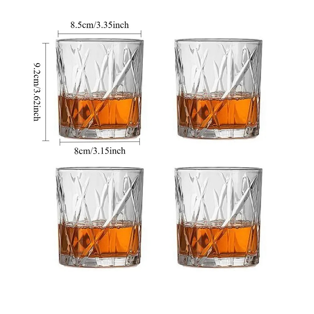 Mountain Crystal Whiskey Glass Set