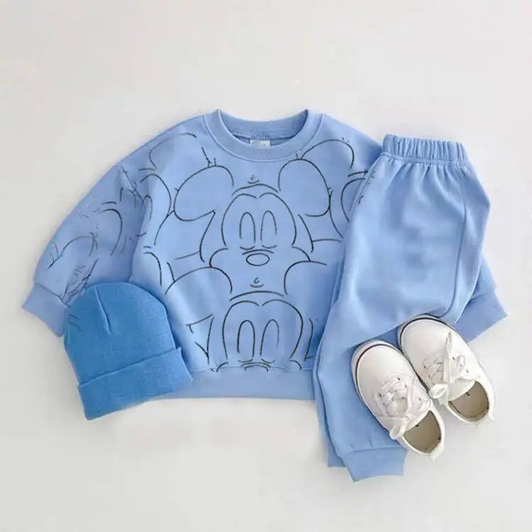 Designer Cartoon Baby Tracksuit