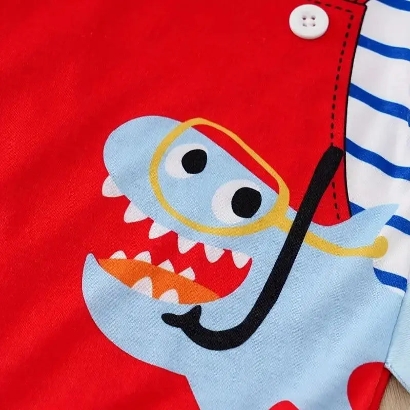 Summer Baby Shark Jumpsuit