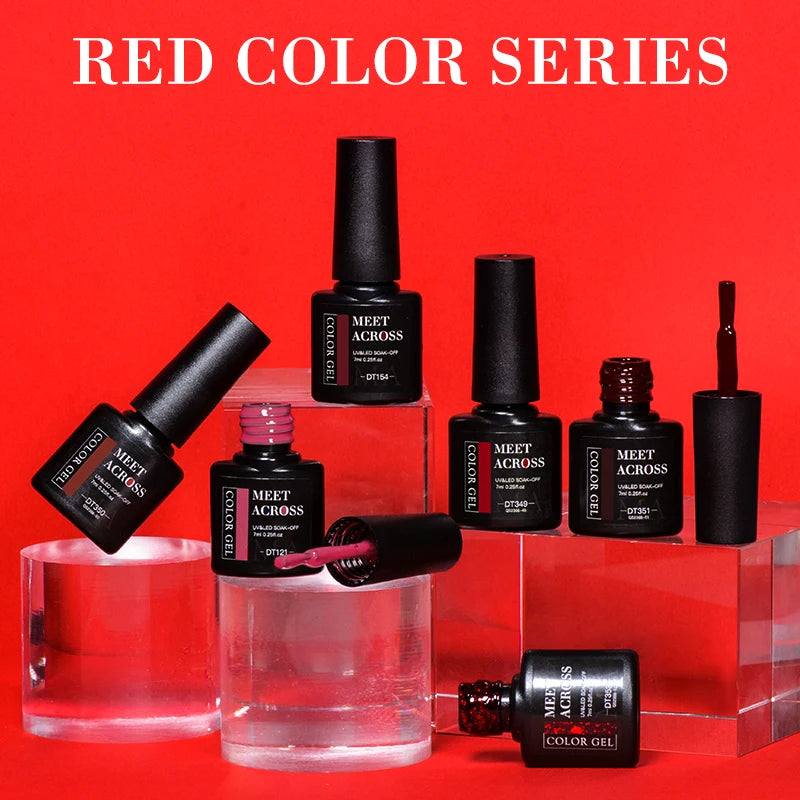 Crystal Red Semi-Permanent UV Gel Polish