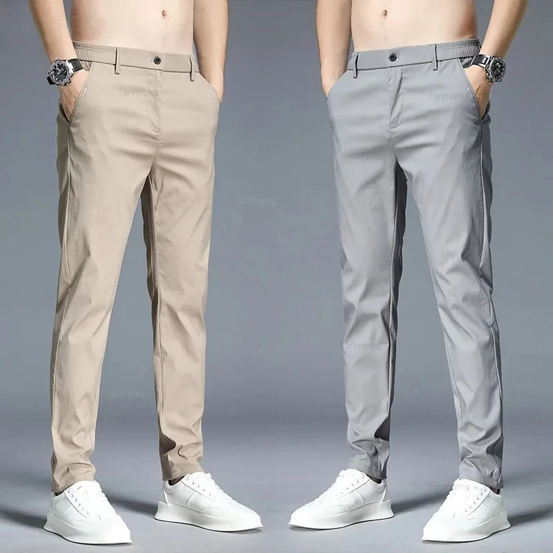 Slim Fit Ultra-Thin Casual Trousers