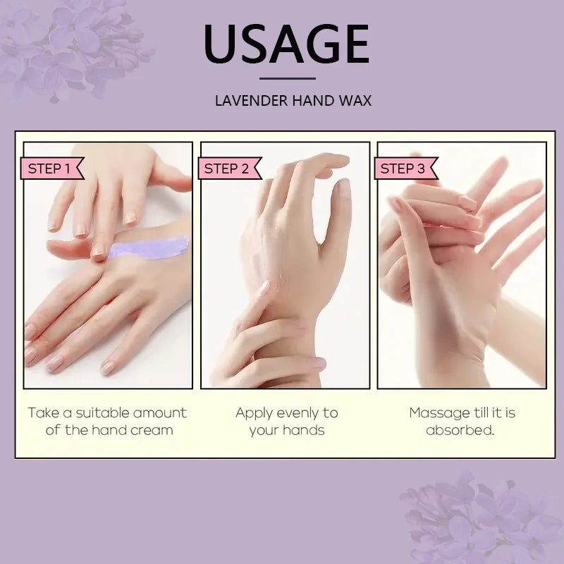 Lavender Moisturizing Hand Wax Mask