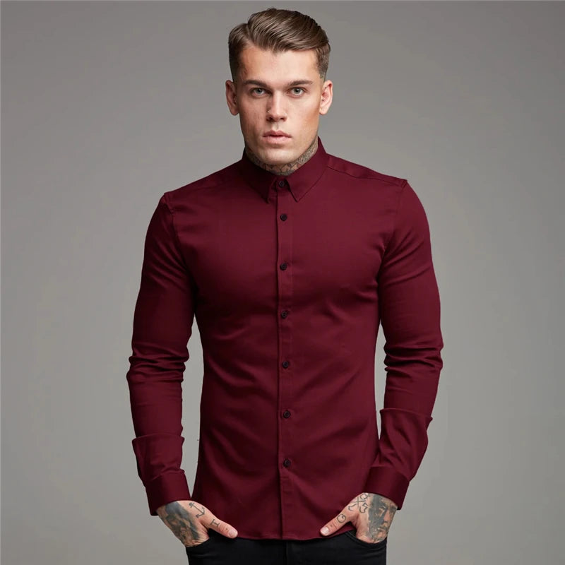 Slim Fit Long Sleeve Shirt