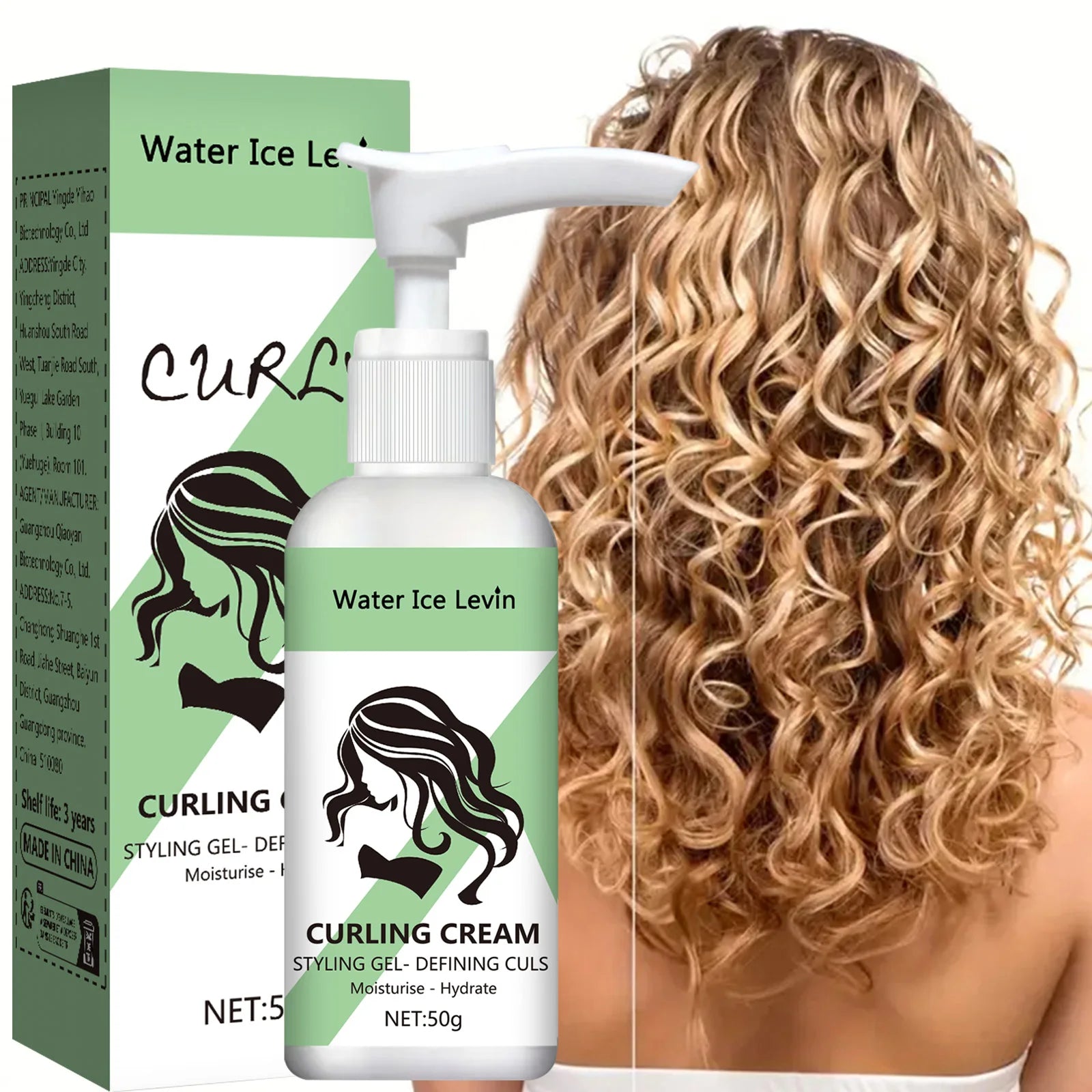 Moisturizing Curl Styling Cream Enhances Shine